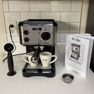 Mr. coffee espresso and cappuccino maker